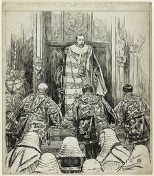 Opening of Parliament under Edward VII, c. 1904. Creator: Douglas Macpherson