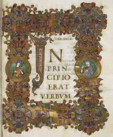 Opening of St Johns Gospell, c1020. Creator: Unknown