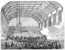 Opening of St. Martin's Hall, Long-Acre, 1850. Creator: Unknown