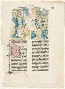 Opening Page of Book IX of Valerius Maximus's Facta et dicta memorabilia, c. 1476. Creator: Unknown