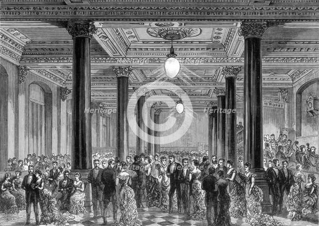 Opening soiree of the new offices of the Daily Telegraph, Fleet Street, London, 28 June 1882. Artist: Unknown