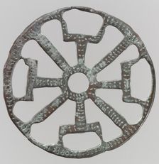 Openwork Belt Fitting, Frankish, 7th-8th century. Creator: Unknown