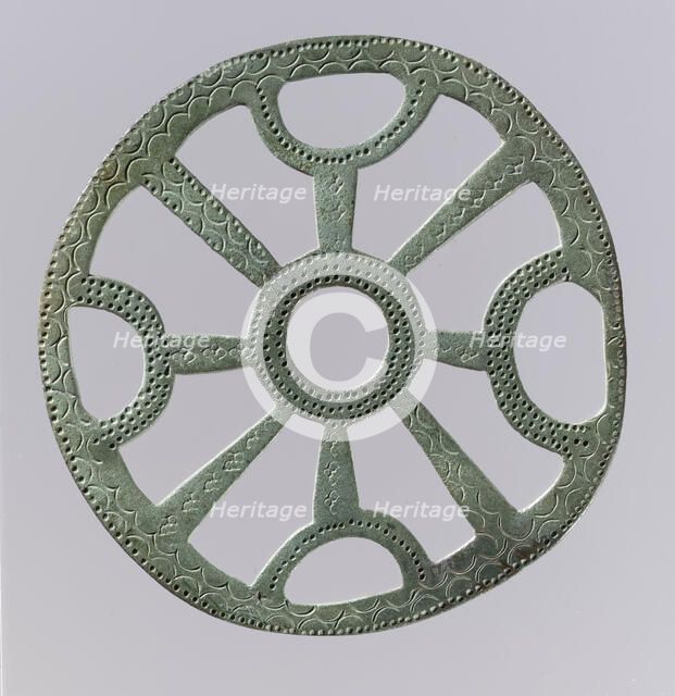 Openwork Belt Fitting, Frankish, 7th century. Creator: Unknown.