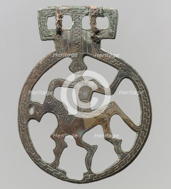 Openwork Belt Fitting, Frankish, 7th century. Creator: Unknown.