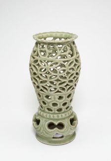 Openwork Brazier or Incense Stick Holder, Ming dynasty (1368-1644), late 14th/15th century. Creator: Unknown