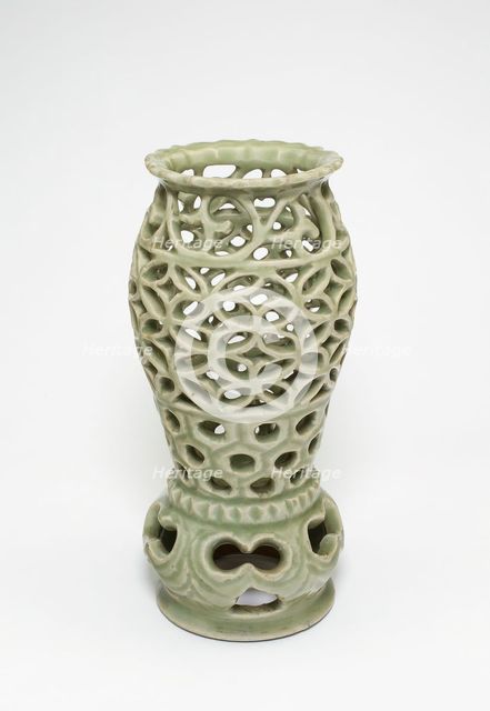 Openwork Brazier or Incense Stick Holder, Ming dynasty (1368-1644), late 14th/15th century. Creator: Unknown.