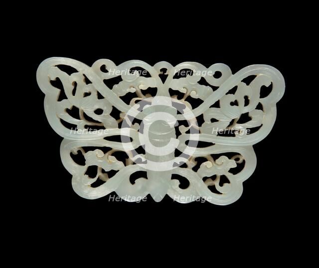 Openwork butterfly plaque, 19th century. Creator: Unknown.