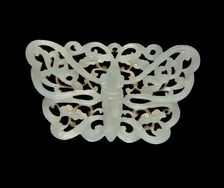Openwork butterfly plaque, 19th century. Creator: Unknown