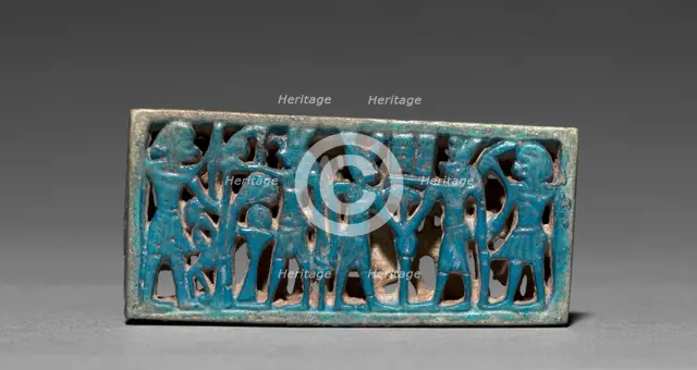 Openwork Spacer Bead, 1069-715 BC. Creator: Unknown.