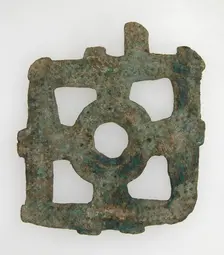 Openwork Plaque, Frankish, last half of 6th and first half of 7th century. Creator: Unknown