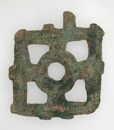 Openwork Plaque, Frankish, last half of 6th and first half of 7th century. Creator: Unknown