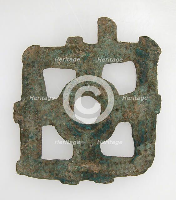 Openwork Plaque, Frankish, last half of 6th and first half of 7th century. Creator: Unknown.