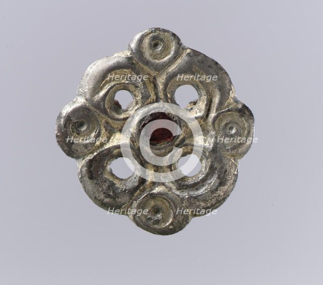 Openwork Rosette Brooch, Frankish, 6th century. Creator: Unknown.