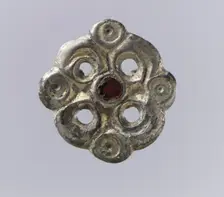 Openwork Rosette Brooch, Frankish, 6th century. Creator: Unknown