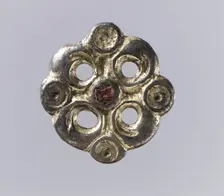 Openwork Rosette Brooch, Frankish, 6th century. Creator: Unknown