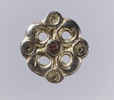 Openwork Rosette Brooch, Frankish, 6th century. Creator: Unknown