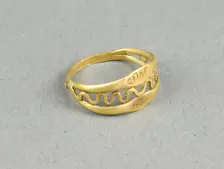 Openwork Ring, about 1st century. Creator: Unknown
