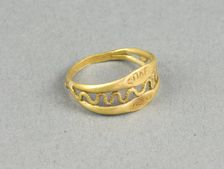 Openwork Ring, about 1st century. Creator: Unknown