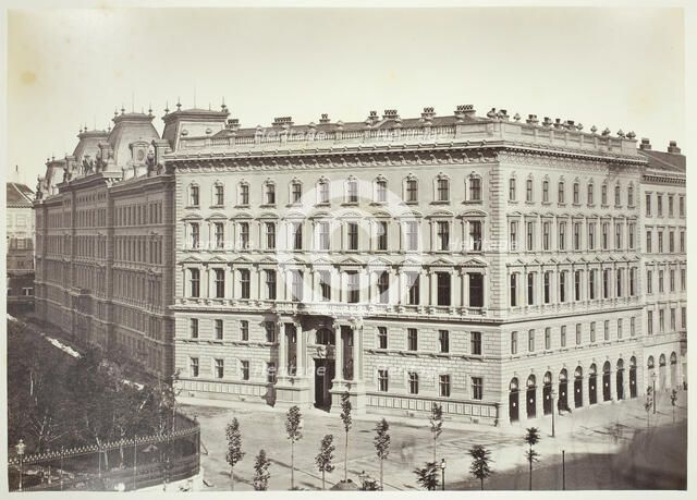 Opern-Ring No. 10, Wohnhaus des Fried. Ritter von Schey, 1860s. Creator: Unknown.