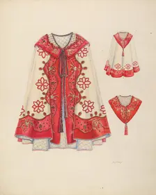 Opera Cloak, c. 1937. Creator: Al Curry