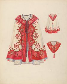 Opera Cloak, c. 1937. Creator: Al Curry
