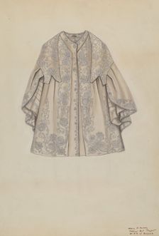Opera Cloak, c. 1938. Creator: Mary E Humes