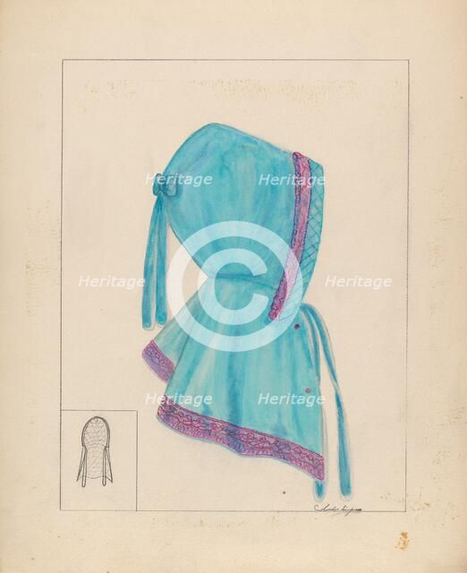 Opera Hood, c. 1937. Creator: Columbus Simpson.