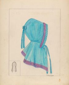 Opera Hood, c. 1937. Creator: Columbus Simpson