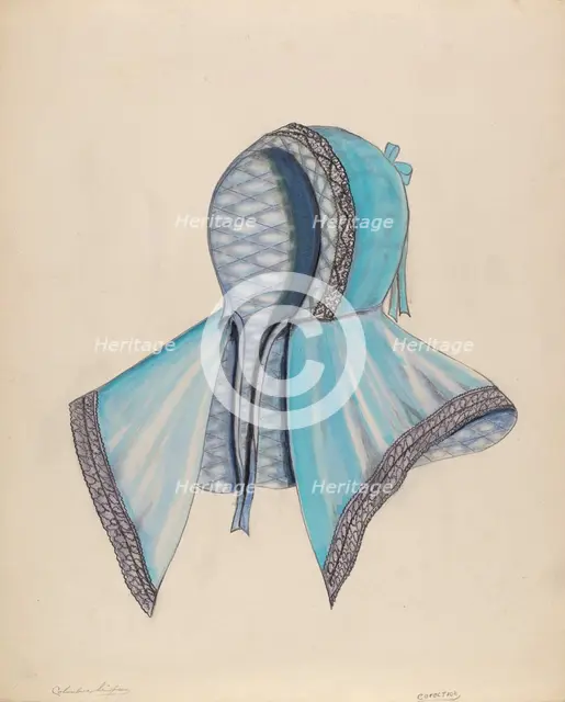Opera Hood, c. 1937. Creator: Columbus Simpson.
