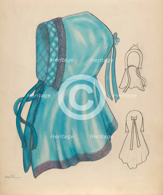 Opera Hood, c. 1937. Creator: Columbus Simpson.