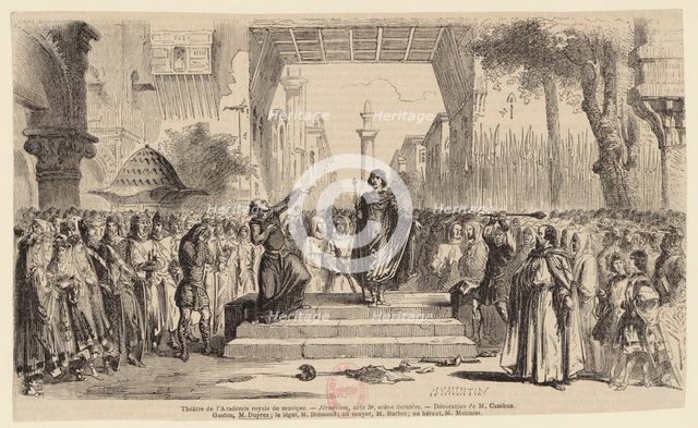Opera Jérusalem by Giuseppe Verdi, on 26 November 1847 by the Paris Opera at the Salle Le Peletier (