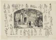 Opera Lakmé by Léo Delibes in the Théâtre national de l'opéra-comique, 1883