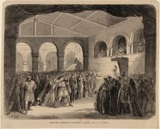 Opera Macbeth by Giuseppe Verdi. Paris, Théâtre-Lyrique, 21.04.1865, 1865