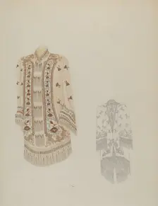 Opera Shoulder Wrap, c. 1937. Creator: Joseph L. Boyd
