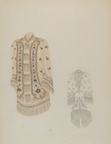 Opera Shoulder Wrap, c. 1937. Creator: Joseph L. Boyd