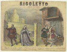 Opera Rigoletto by Giuseppe Verdi, 1863