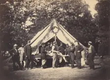 Operating Tent, Camp Letterman, Gettysburg, Pennsylvania, 1863. Creator: Possibly by Weaver Brothers