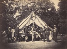 Operating Tent, Camp Letterman, Gettysburg, Pennsylvania, 1863. Creator: Possibly by Weaver Brothers