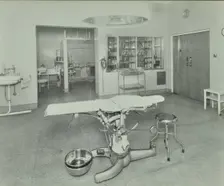 Operating theatre, Lewisham Hospital, London, 1936
