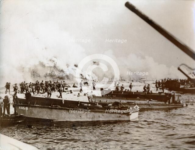 Operation Dragoon landings, southern France, August 15th, 1944. Artist: Unknown