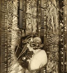 Operator on the Mayfair Exchange 1932, (1933). Creator: Unknown