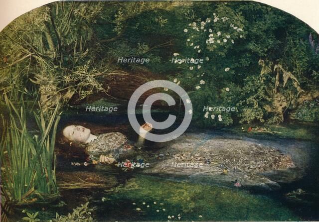 Ophelia, 1851-2, (1911). Artist: John Everett Millais