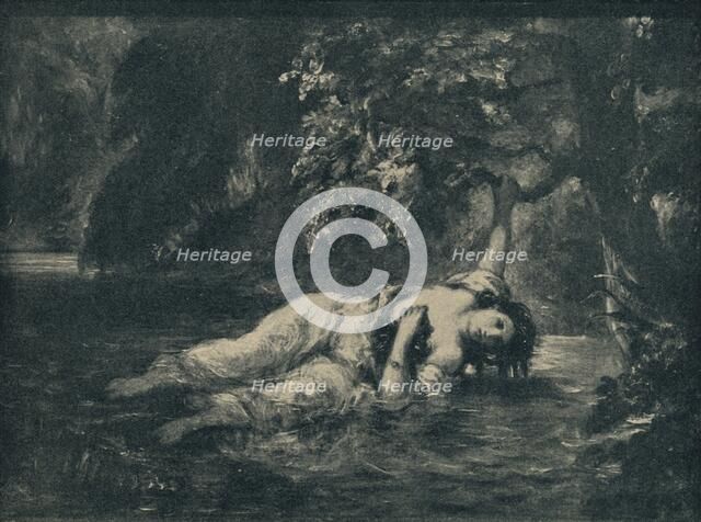 'Ophelia', 1853, (1935).  Creator: Unknown.