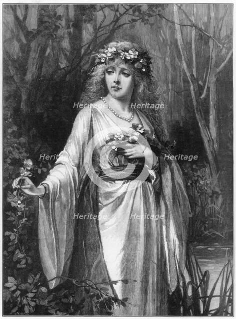 'Ophelia', 1892. Artist: Taylor