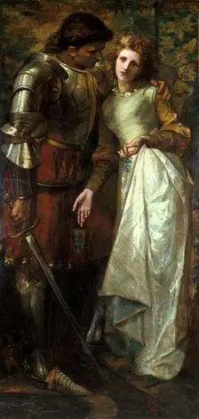 Ophelia and Laertes (or Ophelia Here is Rosemary'), 1879. Artist: William Gorman Wills