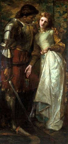 Ophelia and Laertes (or Ophelia Here is Rosemary'), 1879. Artist: William Gorman Wills