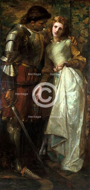 'Ophelia and Laertes' (or 'Ophelia Here is Rosemary'), 1879.  Artist: William Gorman Wills
