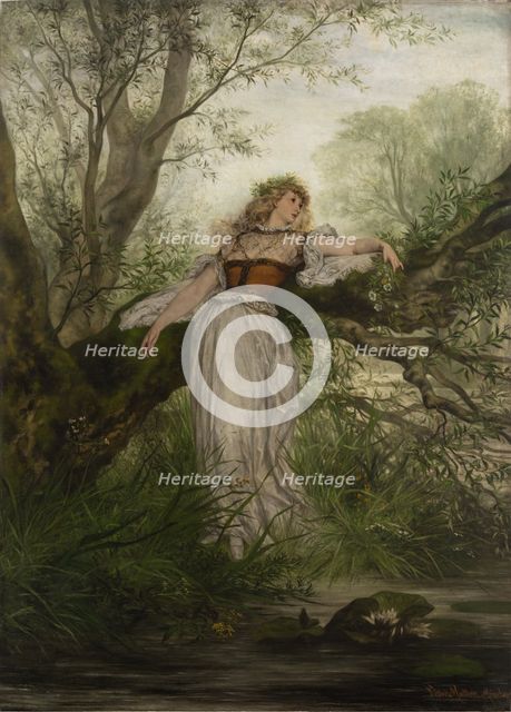 Ophelia, c1869. Creator: Victor Muller.
