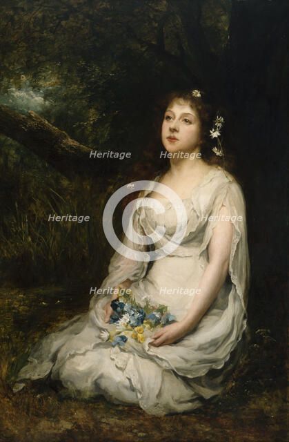 Ophelia, c1870s. Creator: Joseph Mordecai.