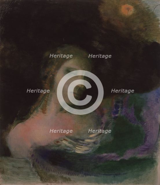 Ophelia, c.1901-1902. Creator: Redon, Odilon (1840-1916).